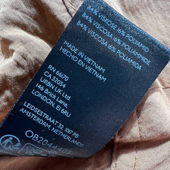 Anthropologie Cropped Swing Tank Pilcro Open Back Brown Large NWT - Picture 14 of 14